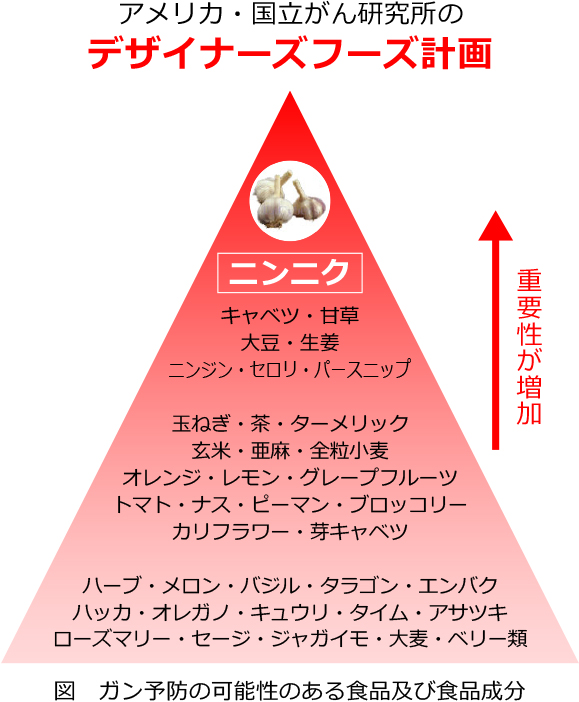 アメリカ・国立がん研究所のデザイナーズフーズ計画